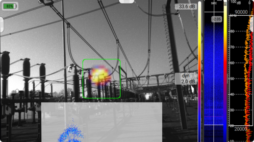 Partial Discharge Detection with Ultrasound PARTIAL DISCHARGE Mode with Acoustic Image for Sound Emission Detection