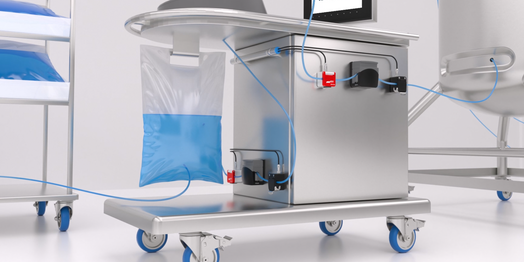 Non-contact flow measuremet and air bubble detection in centrifugal separation processes Non-contact flow measuremet and air bubble detection in centrifugal separation processes