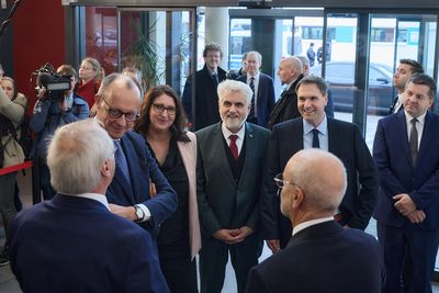 Delegation reception at SONOTEC Delegation reception at SONOTEC