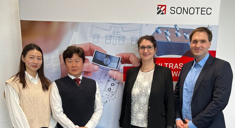 Visit of Kosflow at SONOTEC Visit of Kosflow at SONOTEC