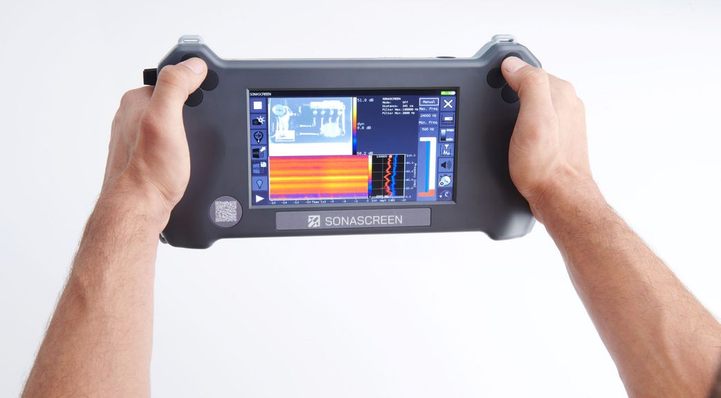 acoustic camera sonscreen handheld device acoustic camera sonscreen handheld device