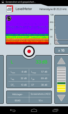levelmeter app for sonaphone