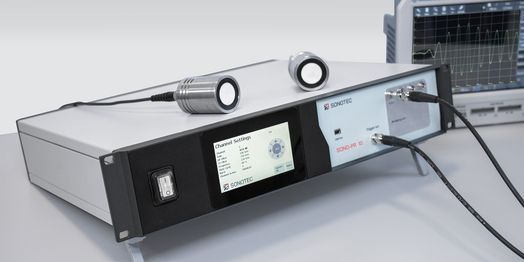 SONO-PR 10 pulser receiver with oscilloscope