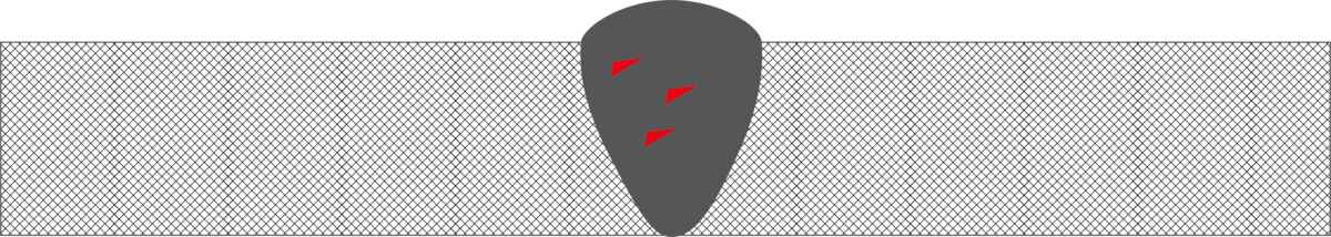 [Translate to USA:] Welding Defect: Slag Inclusion